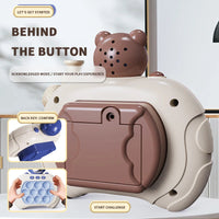 Quick Push Game Pop Up Fidget Bubble Electronic Pop Game Light