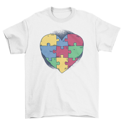 Autism Heart Puzzle T-Shirt