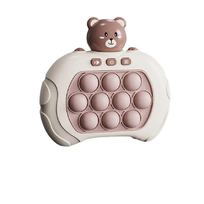 Quick Push Game Pop Up Fidget Bubble Electronic Pop Game Light