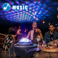 LED Bluetooth Speaker Night Light Galaxy Starry Night Lamp