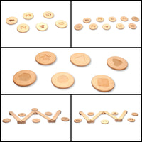 Montessori Balance Beam and Stepping Stones Set